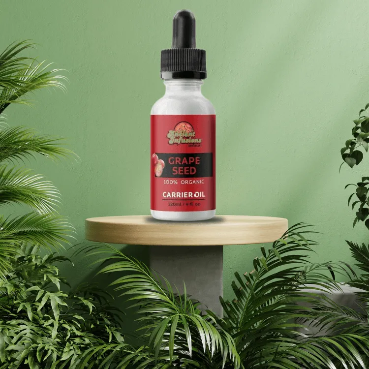 100% Pure Grapeseed Oil | Skin, Hair & Cooking | Organic & Cold-Pressed