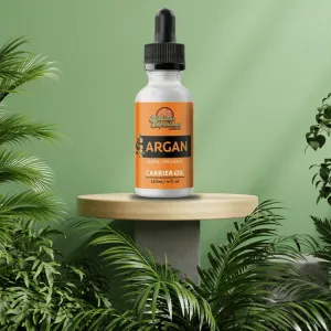 100% Pure Moroccan Argan Carrier Oil | Skin, Hair & Wellness Benefits
