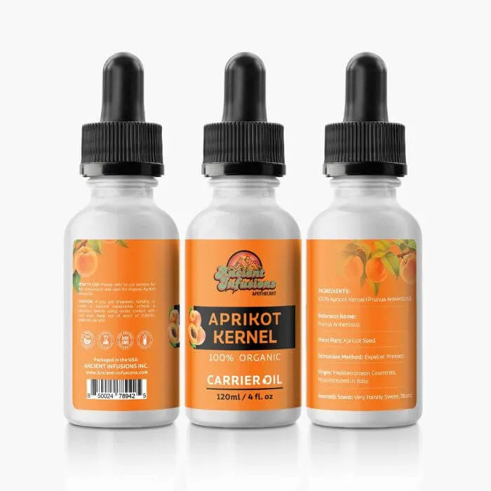 100% Pure Organic Apricot Kernel Oil | Skin, Hair & Wellness Benefits