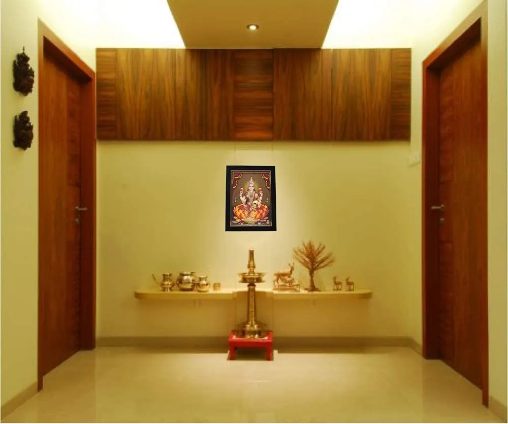 101Temples - Divinity Eternity Spirituality MATA Sri Lakshmi Devi Godess Wooden Photo Frame with Wall hook, 1 Piece | 13” x 10”, Matt finish