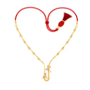 14k Intricately Crafted Gold Necklace Design