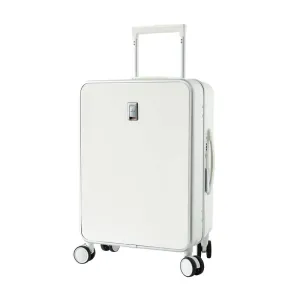 20 inch Trolley Bag with 3D-360 Degree Wheels | TSA Approved Locks | 39 Liters | White