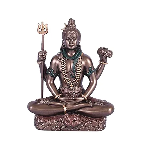 3.4 Inch Lord Shiva Idol (110g) for Gift Home Decor Pooja Showpiece