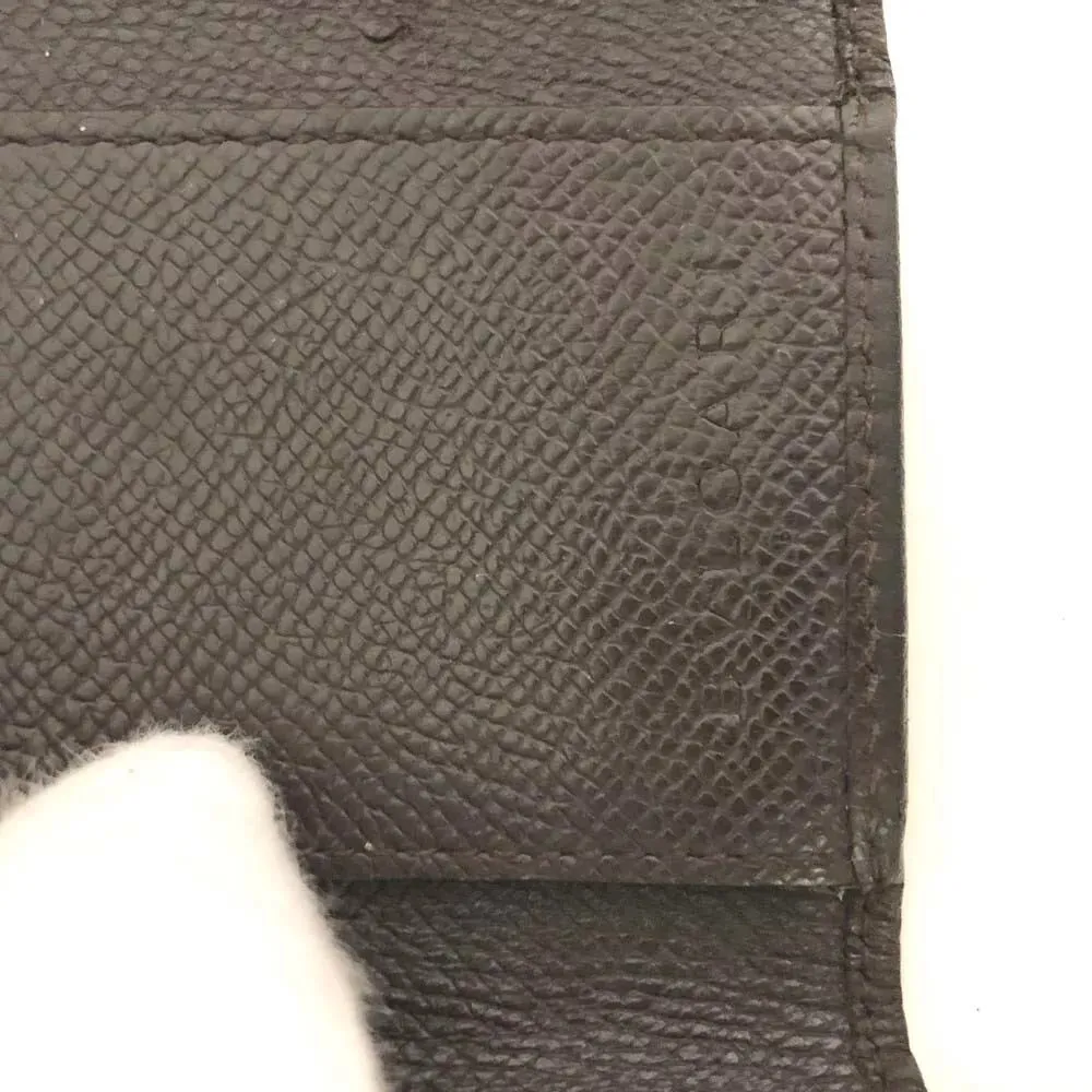 587111AP (V6) Bvlgari Key Case Classico 6 Ring Brown Leather