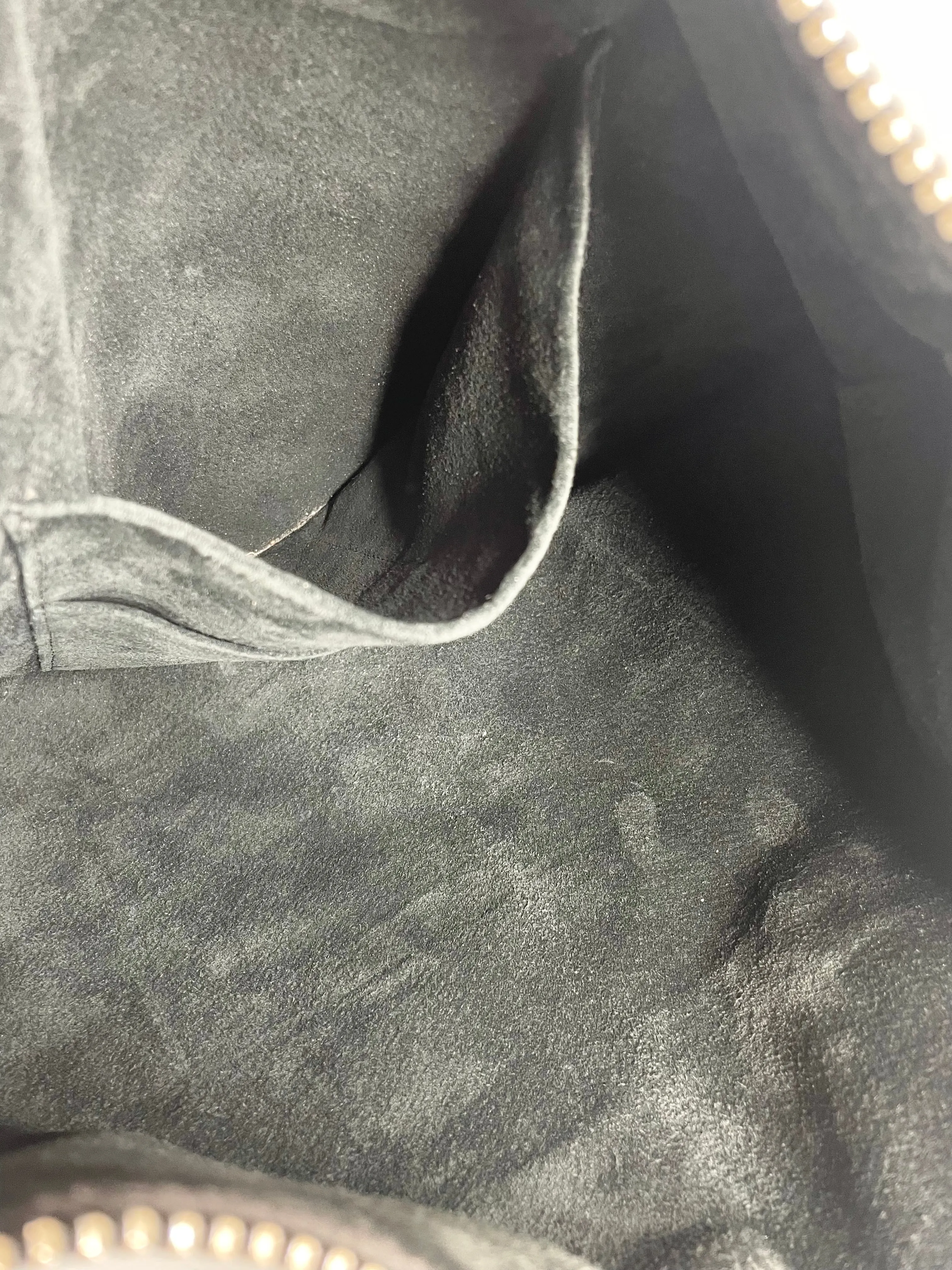 A-Esque Stone Grey Leather Dual-Zip Tote Bag