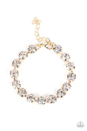 A-Lister Afterglow - Gold Bracelet - Paparazzi Accessories