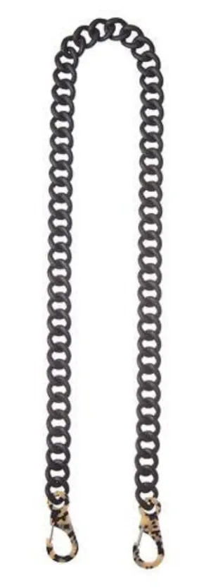 Acryl Chain Bag Strap - black matt