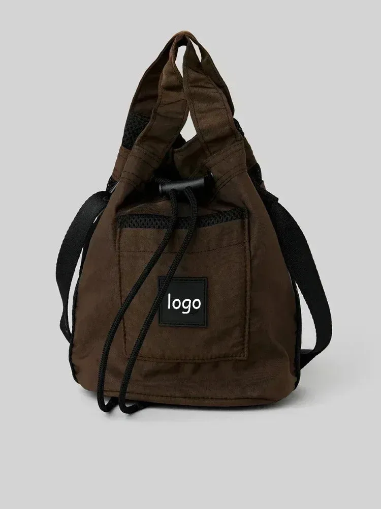 AL Yoga CROSS BODY BUCKET BAG Portable Mobile Phone Handbag Shopping Makeup Bag Women Outdoor Leisure Workout Handbag Sports Gym