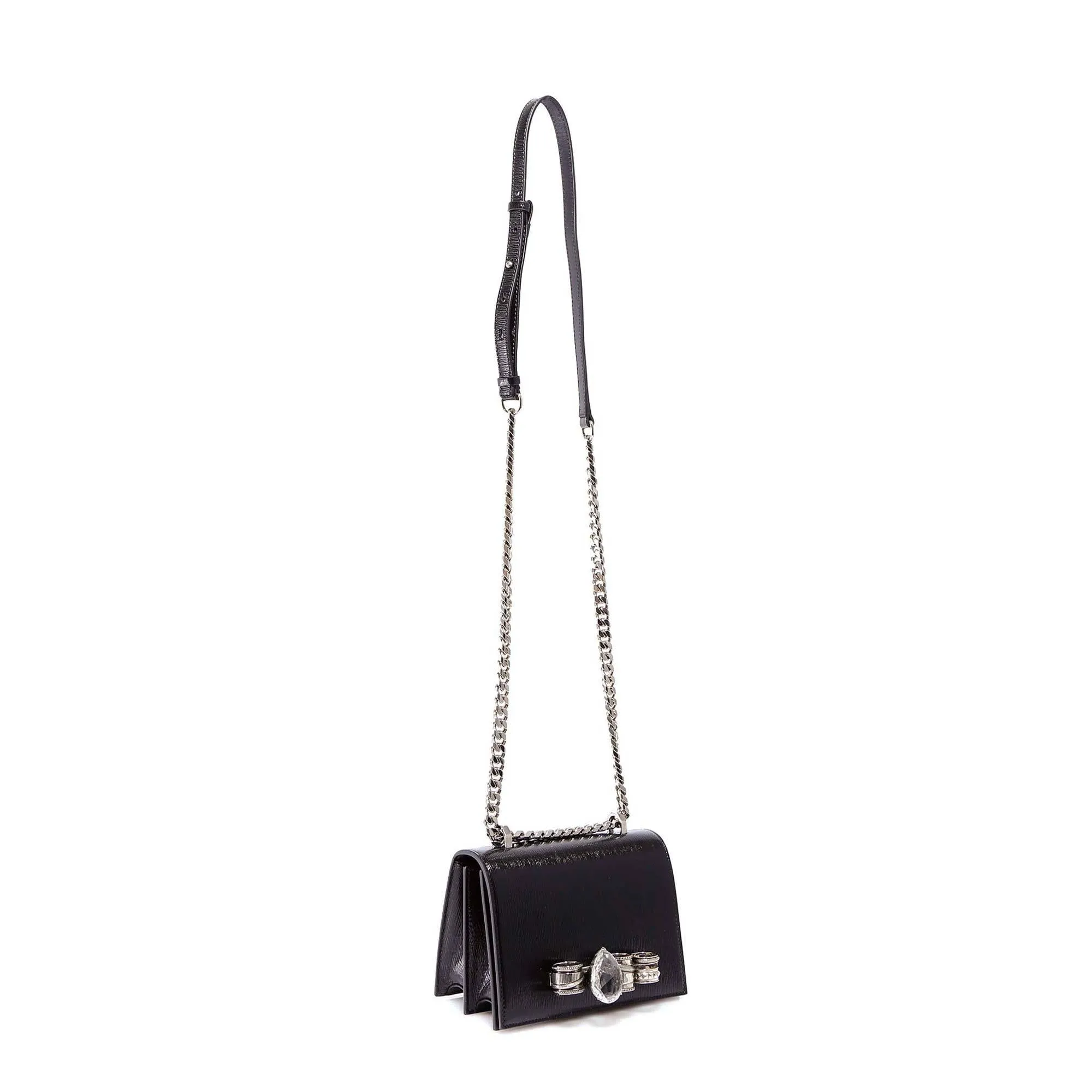 Alexander McQueen Embellished Chain Shoulder Bag