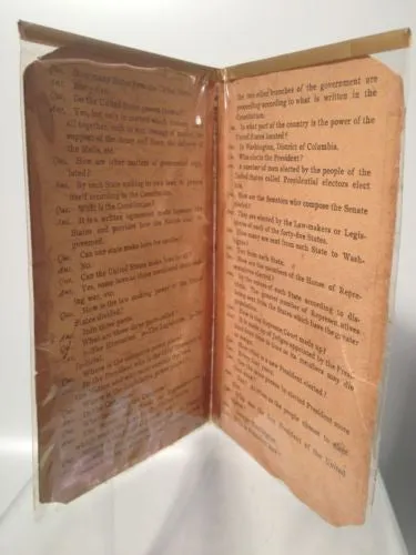Application for Citizenship 1905 Advertisement Brochure Ellis Island- RARE!