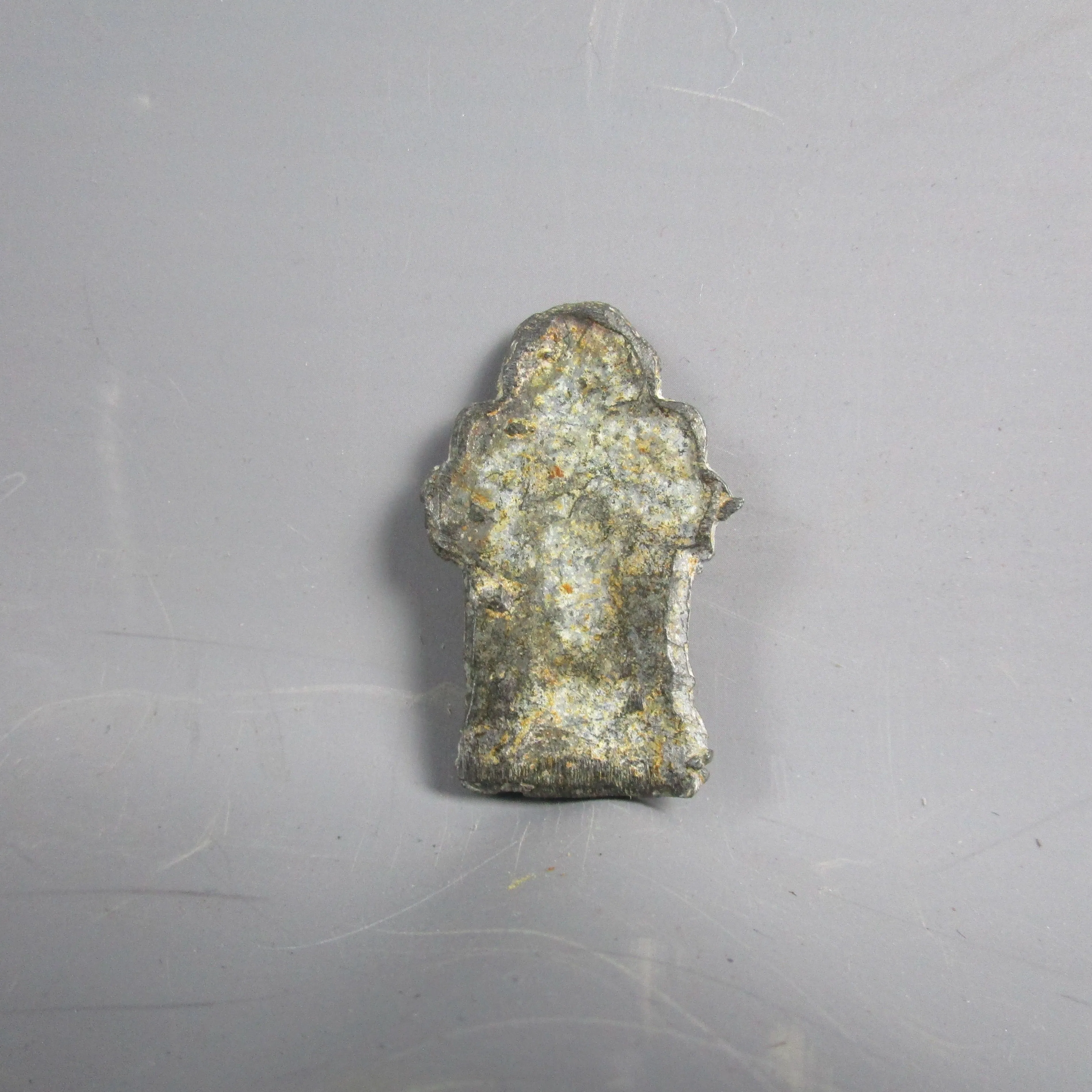 Asian Votive Deity Cast Metal Shrine Offering Antique Victorian c1850