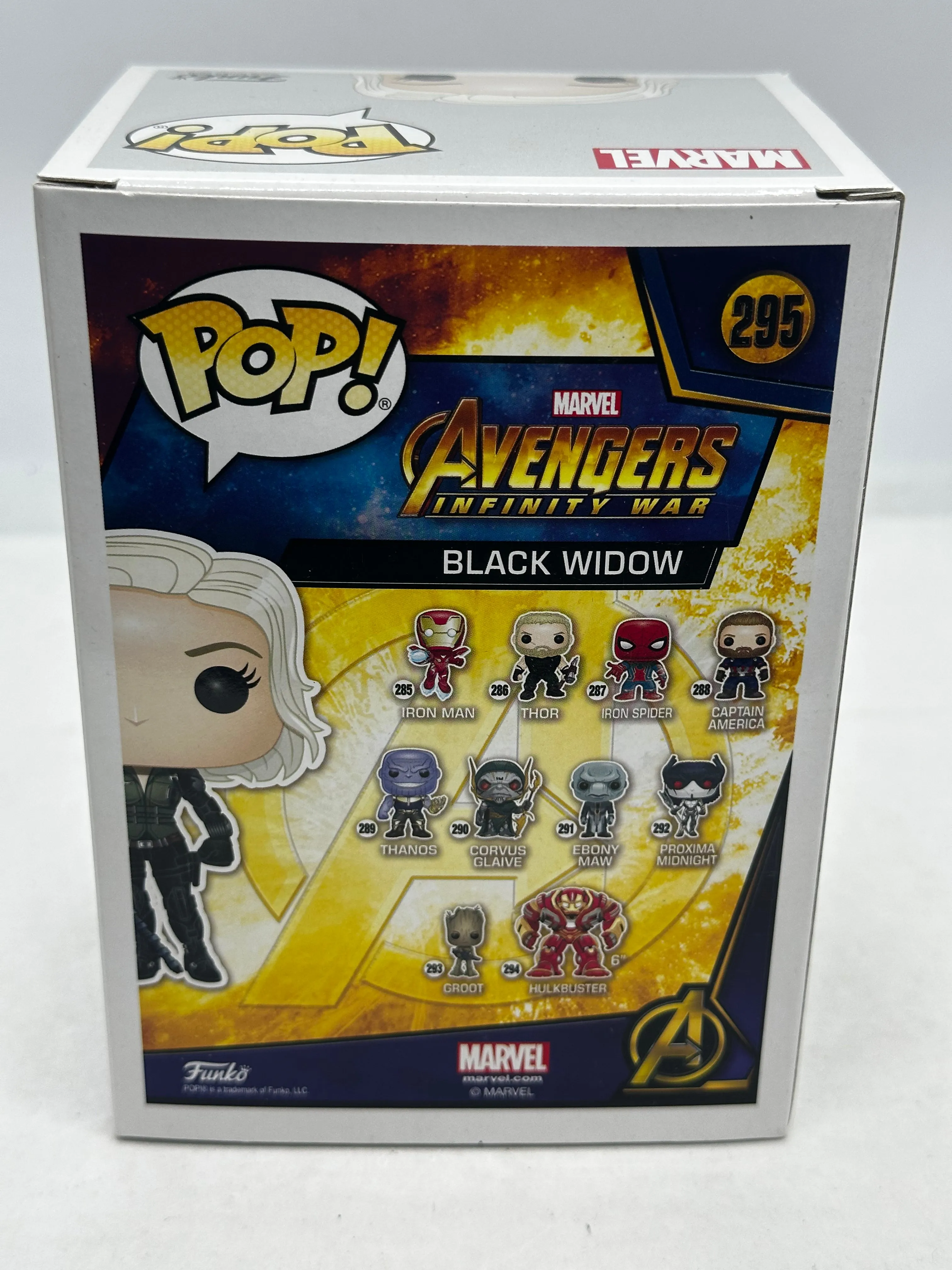 Avengers: Infinity War - Black Widow #295 Pop! Vinyl