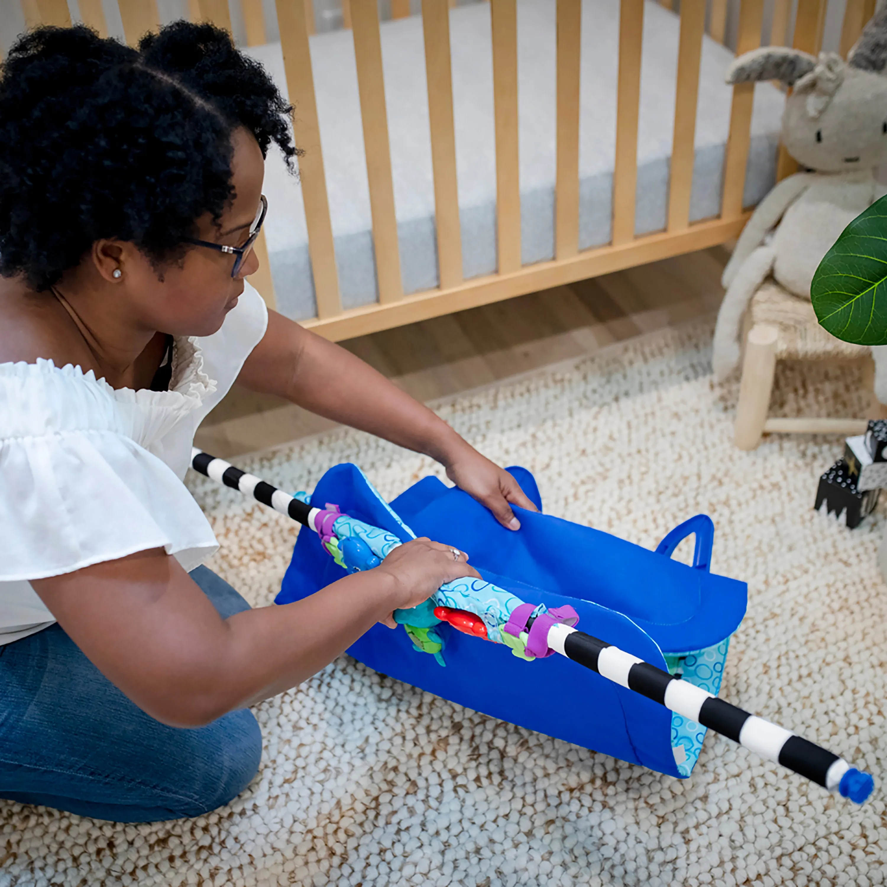 Baby Einstein Neptune's Discovery Reef Baby Tummy Time Activity Gym Toy Bar