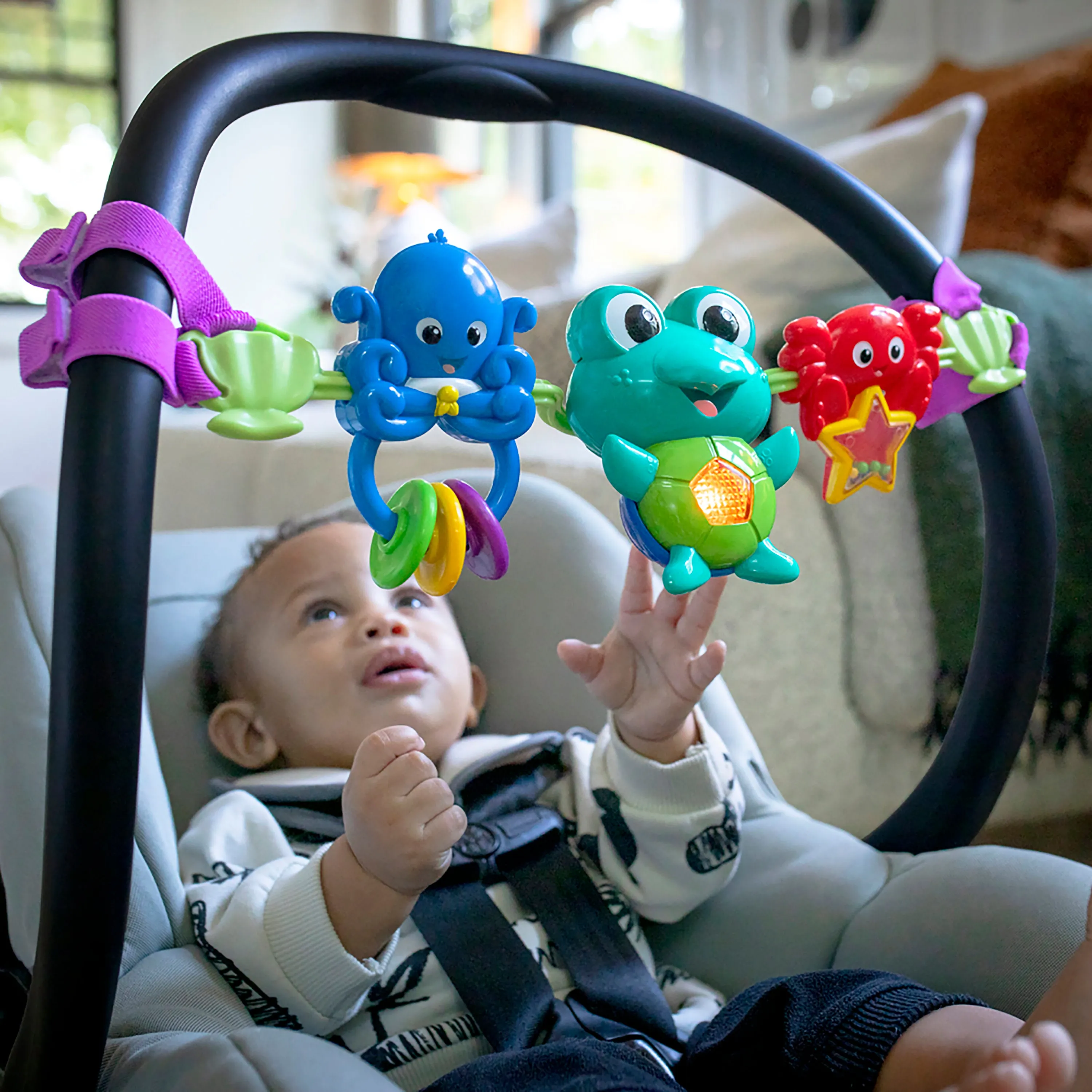 Baby Einstein Neptune's Discovery Reef Baby Tummy Time Activity Gym Toy Bar