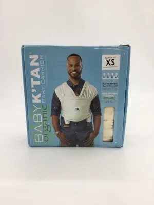 Baby K'tan Child Size XS Organic Cotton Cream Carrier