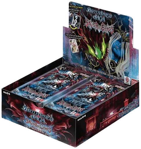 Bandai - Battle Spirits Saga Card Game - Savior Of Chaos (BSS04) - Booster Box (24 Packs)