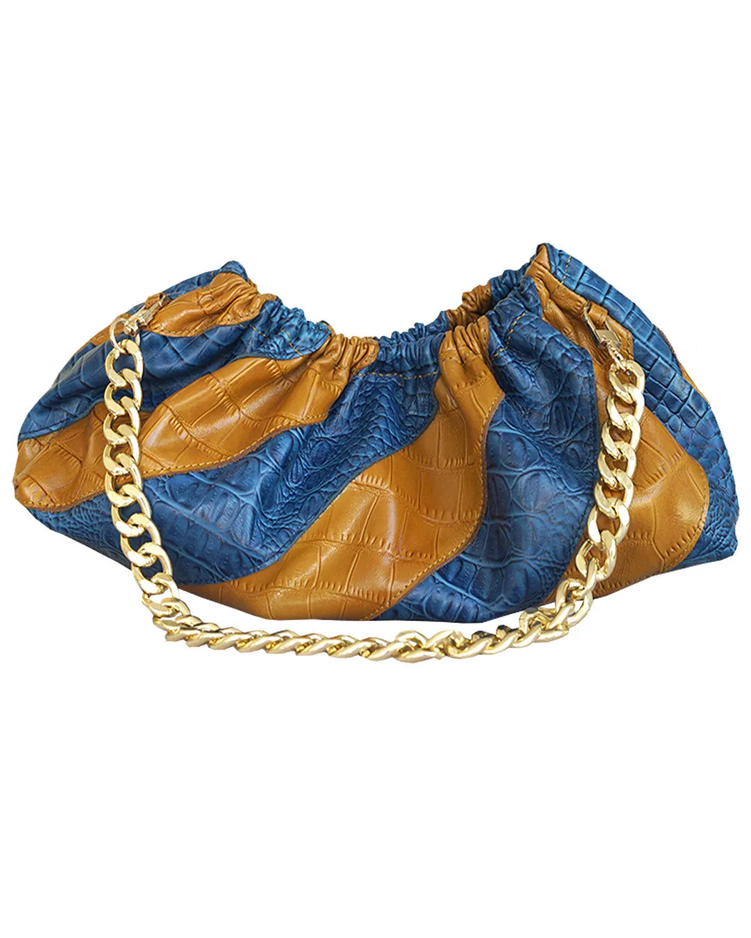 BIG SISTER DUMPLING | BRIGHT BLUE & CARAMEL