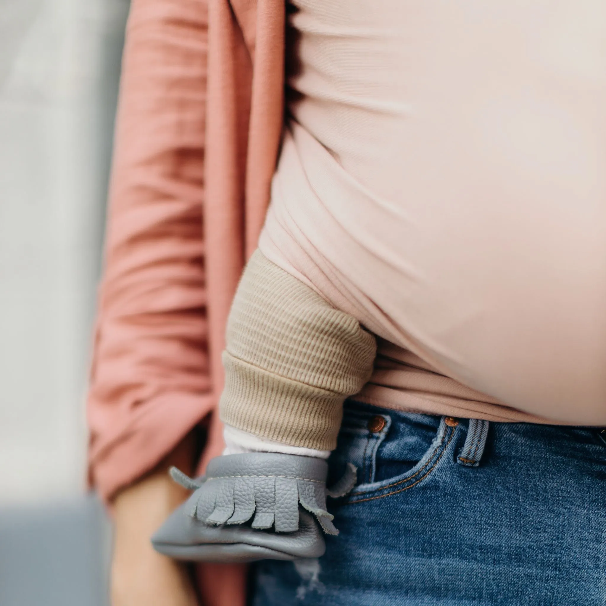 Boba Organic Serenity Wrap Baby Carrier - Bloom