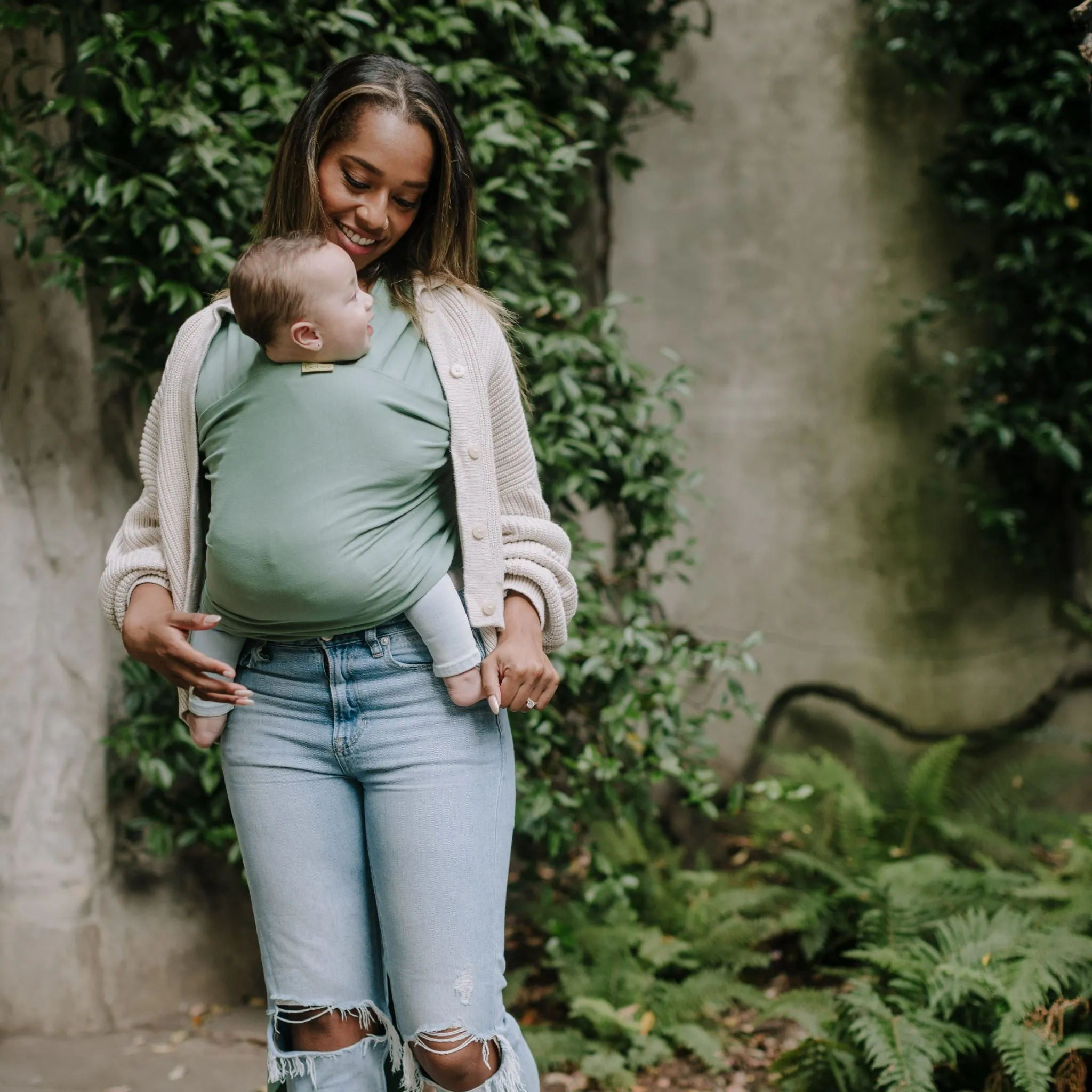 Boba Standard Wrap Baby Carrier - Sage Green