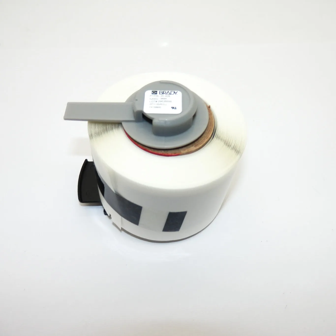 Brady 1"H x 2"W x 100 White PermaShield Metalized Poly Labels PTPSL-20-428