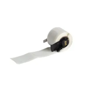 Brady 1"H x 2"W x 100 White PermaShield Metalized Poly Labels PTPSL-20-428