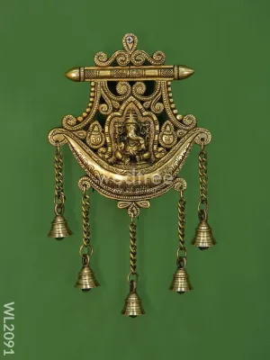 Brass Ganesha Wall Hanging - WL2091