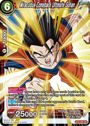 BT2-006 Miraculous Comeback Ultimate Gohan