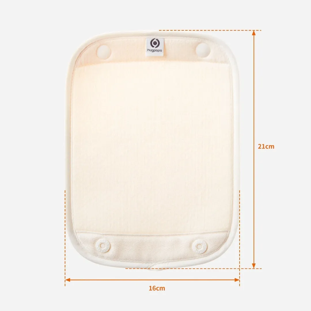 Bundle Set of 2 Teething Pads and 1 Drool Pad