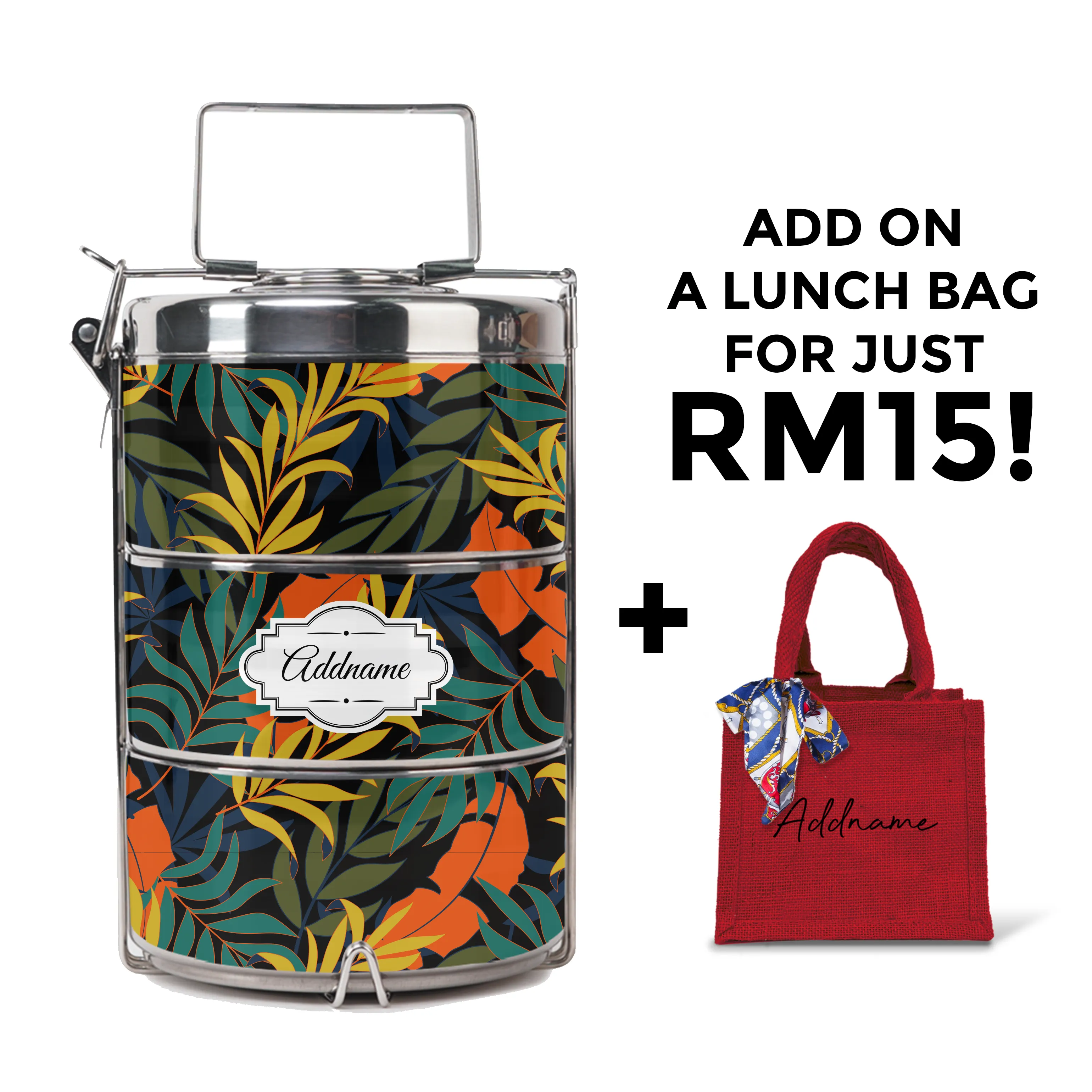 Cat And Friends Tiffin Carrier