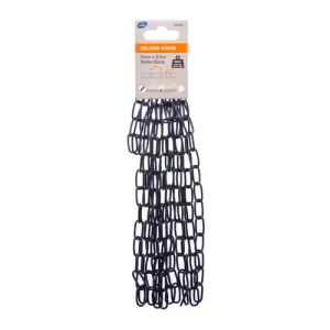 Chain Zenith 2mm x 2.5m Matte Black Oblong Chain