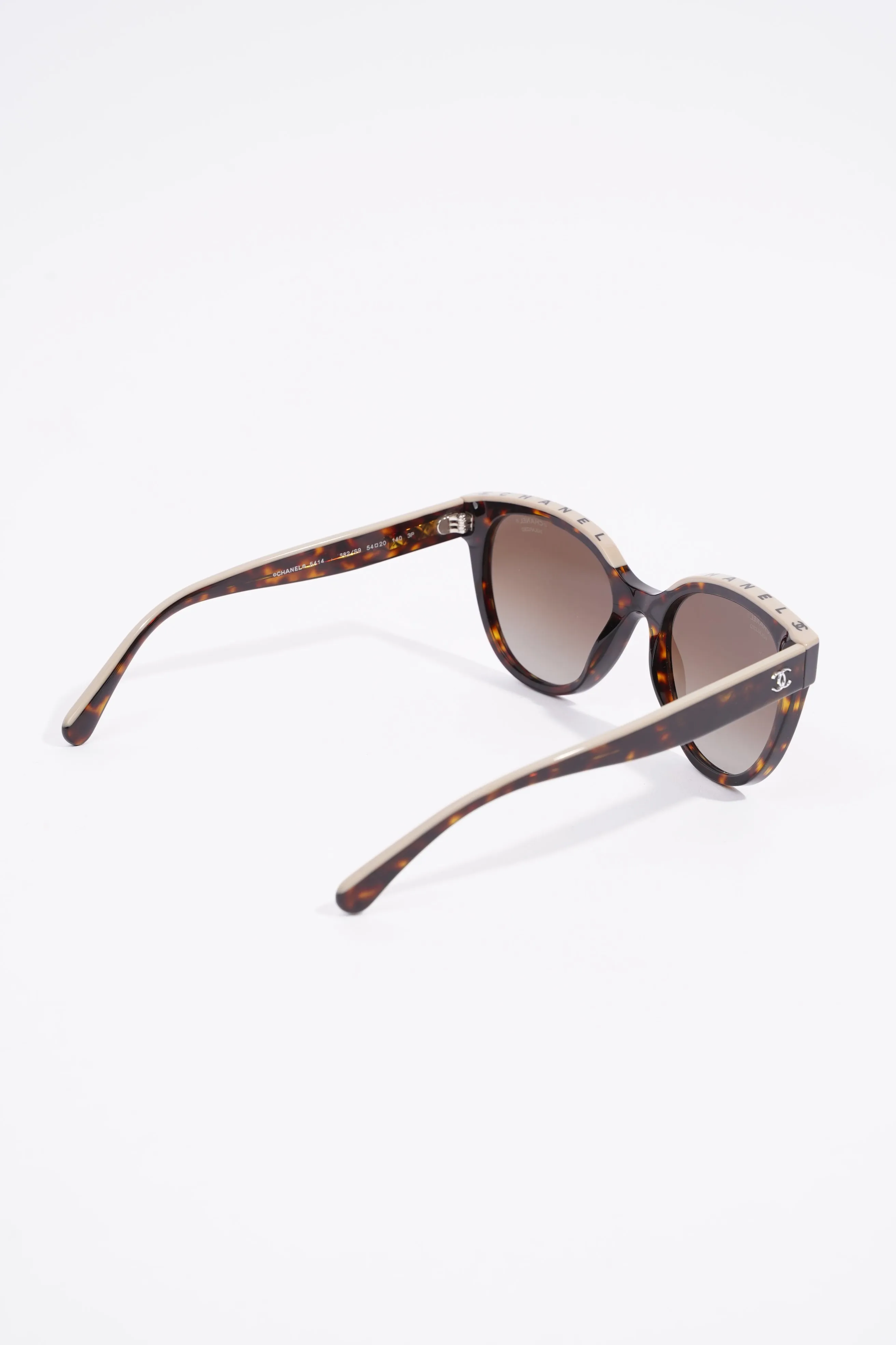 Chanel 5414 Sunglasses Tortoise Shell Acetate 140mm