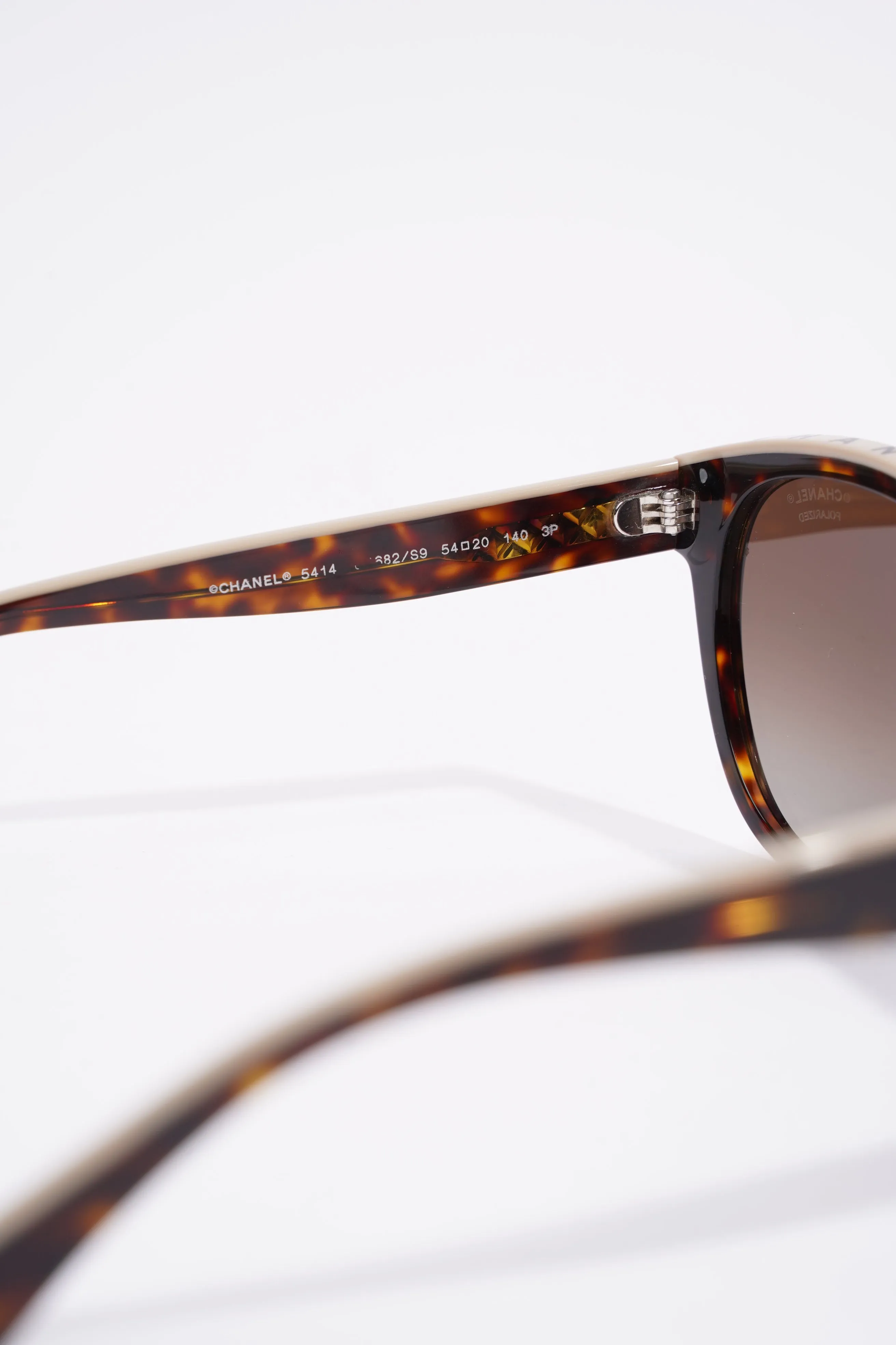 Chanel 5414 Sunglasses Tortoise Shell Acetate 140mm
