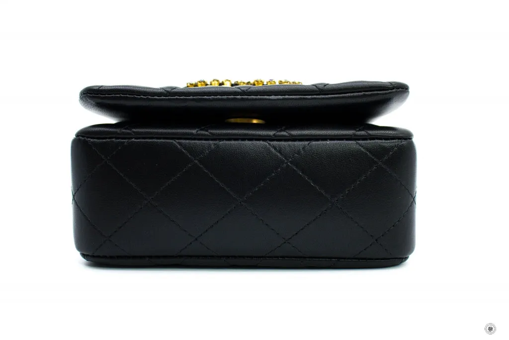 Chanel AS2599B05828 Mini Flap Bag Black   94305 Lambskin Shoulder Bags Gbhw