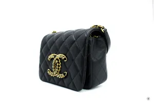 Chanel AS2599B05828 Mini Flap Bag Black   94305 Lambskin Shoulder Bags Gbhw