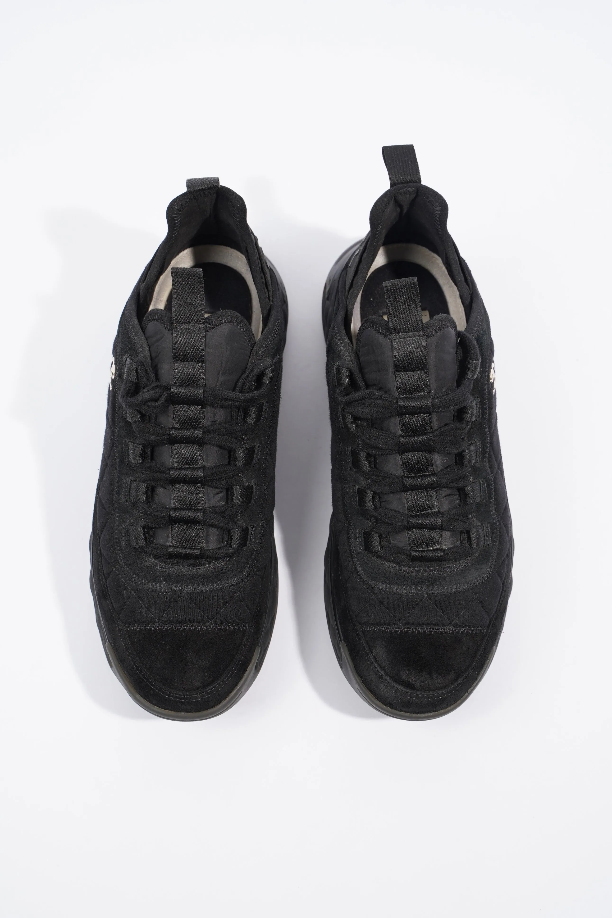 Chanel CC Logo Sneaker Black Canvas EU 39 UK 6