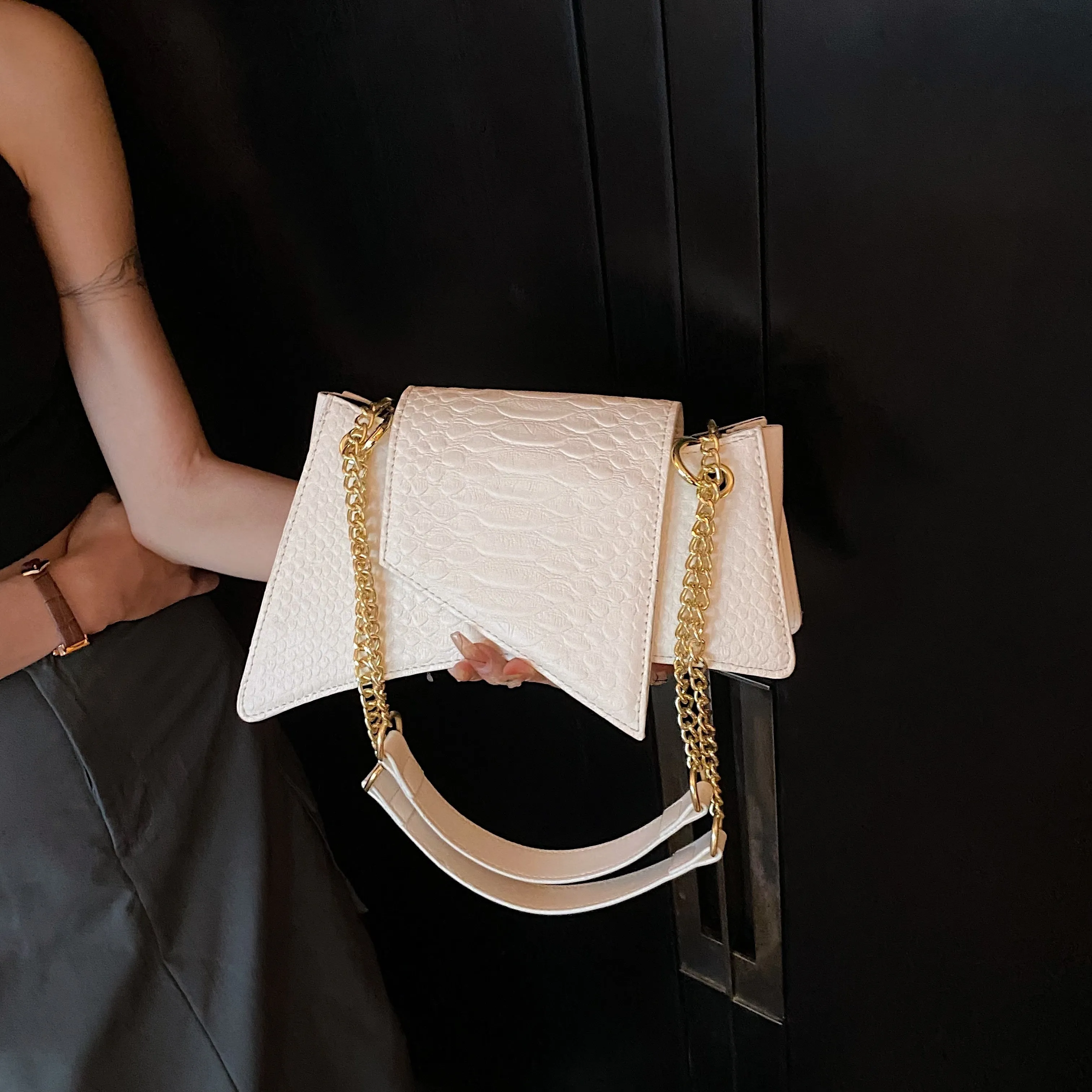Chic Crocodile Chain Bag Personality, Shaping Womens Shoulder Bag