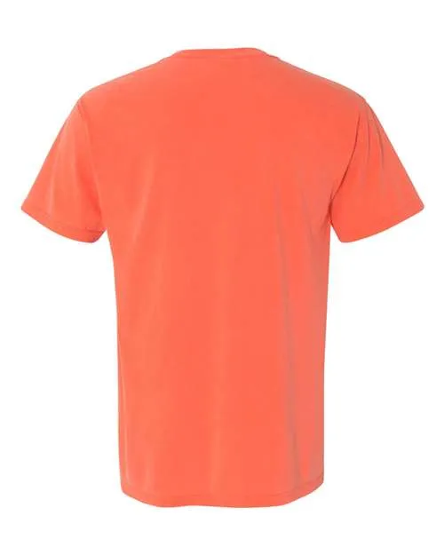Comfort Colors Garment-Dyed Heavyweight Pocket T-Shirt 6030 Bright Salmon