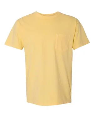 Comfort Colors Garment-Dyed Heavyweight Pocket T-Shirt 6030 Butter