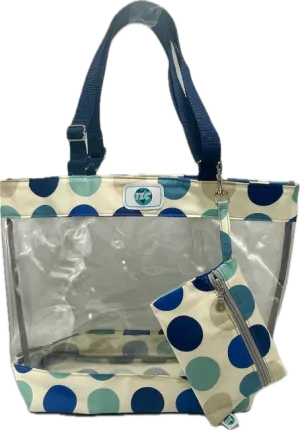 CST- Big Dots Clear Stadium Tote Bag