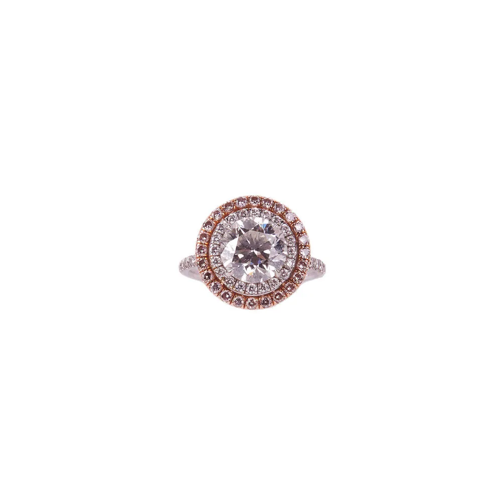 Diamond Double Halo Ring