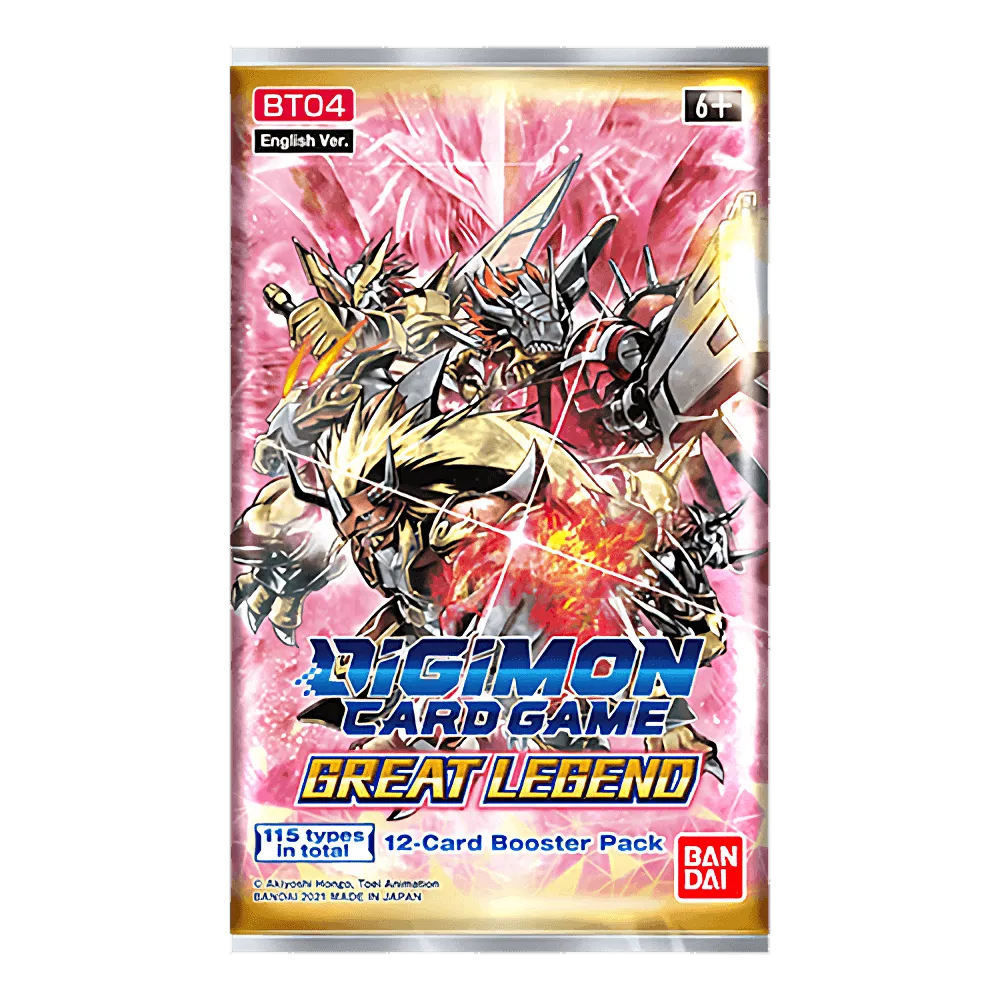 Digimon Card Game - Great Legend (BT04) - Booster Pack