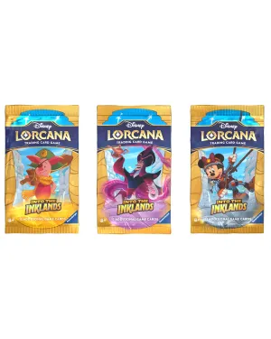 Disney Lorcana S3 Into The Inklands Booster Pack