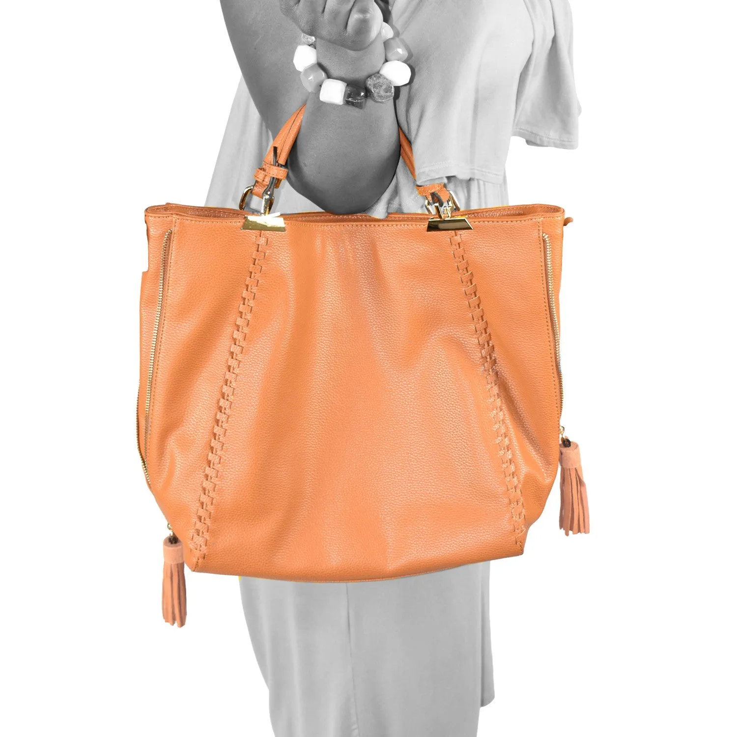 Downtown Brown Hobo Handbag