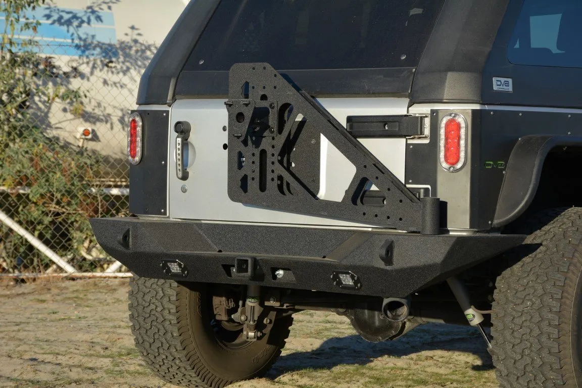 DV8 Off Road Tire Carrier Jeep Wrangler JK (2007-2018) Body Mount / with Bearing