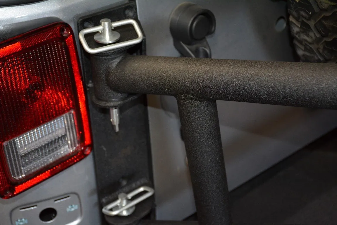 DV8 Off Road Tire Carrier Jeep Wrangler JK (2007-2018) Body Mount / with Bearing