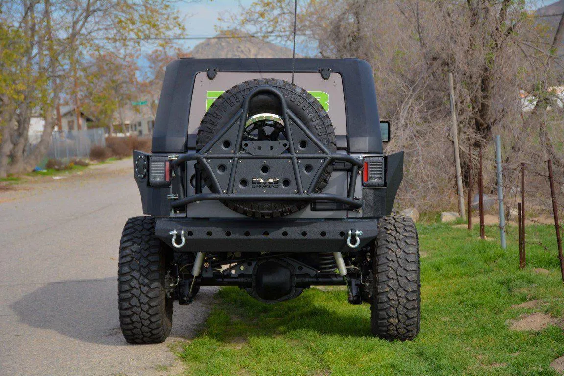 DV8 Off Road Tire Carrier Jeep Wrangler JK (2007-2018) Body Mount / with Bearing