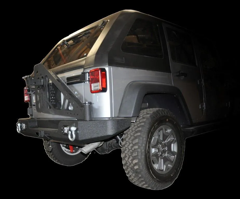 DV8 Off Road Tire Carrier Jeep Wrangler JK (2007-2018) Body Mount / with Bearing