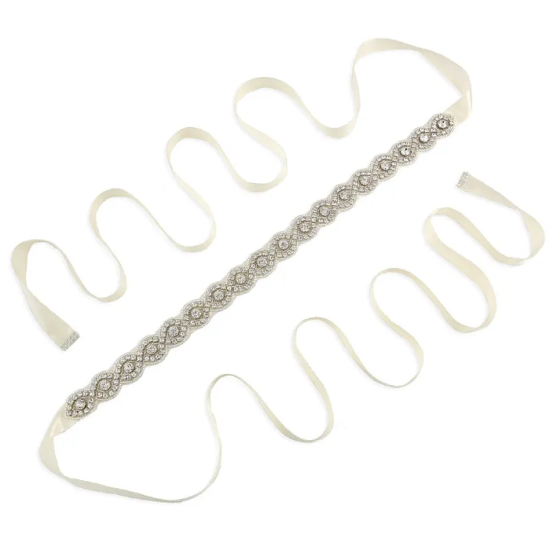 Elodie Crystal Bridal Belt