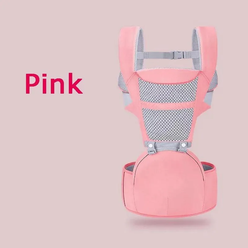 Ergonomic Baby Carrier Kangaroo With Hipseat - Multi-function Waist Stool