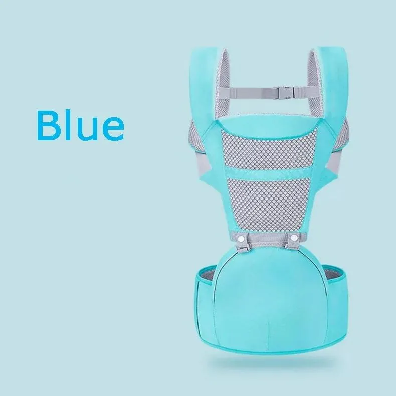 Ergonomic Baby Carrier Kangaroo With Hipseat - Multi-function Waist Stool